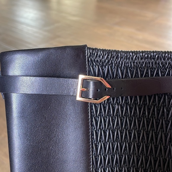 Cole Haan black riding boots - Picture 3 of 9